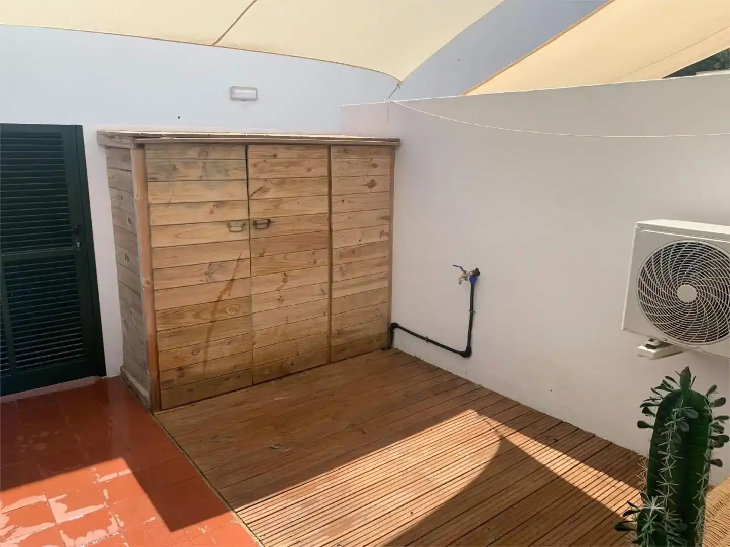 Terrassa de Casa adosada en venda en Es Mercadal amb Aire condicionat, Jardí privat i Traster