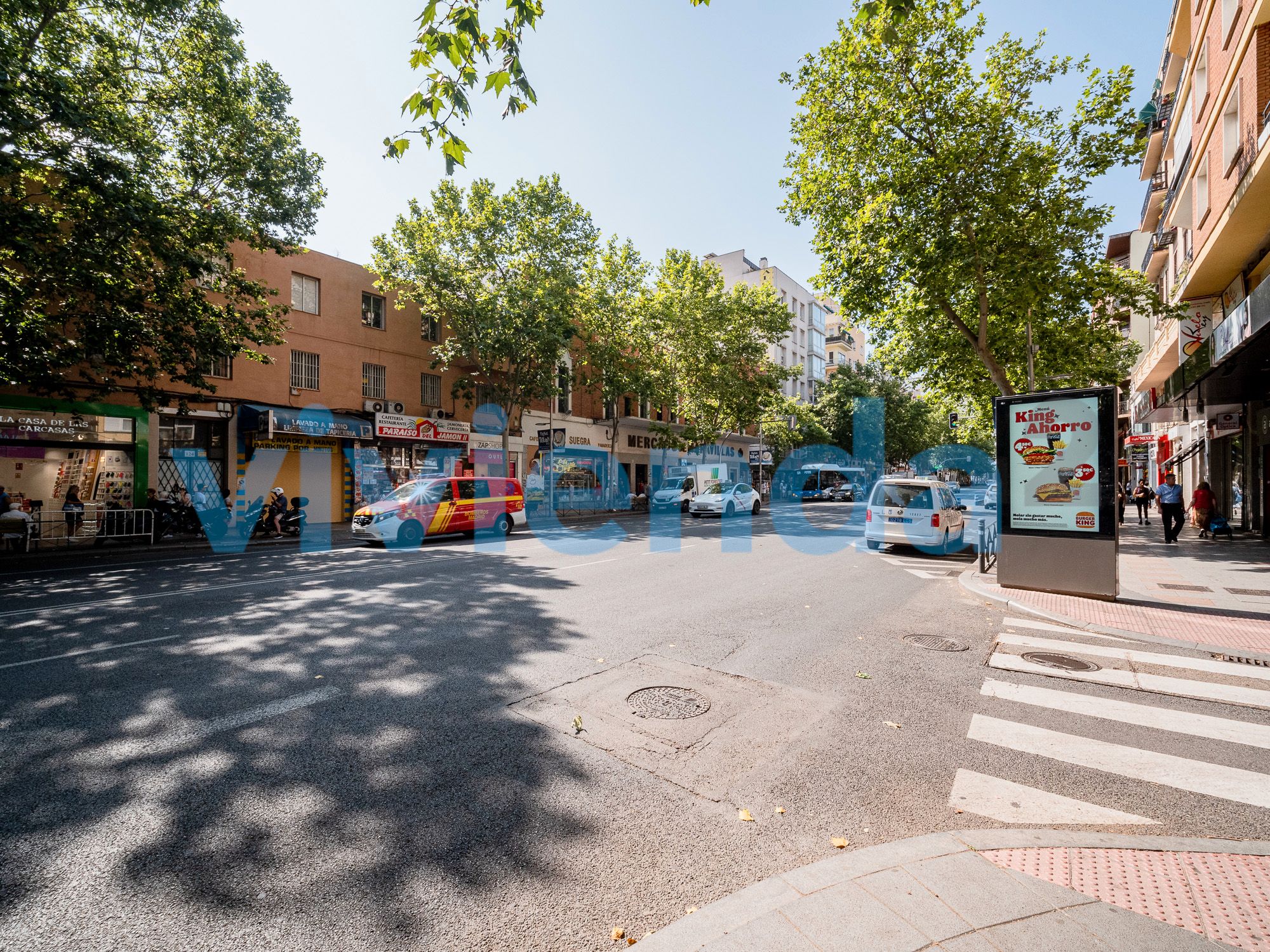 Vista exterior de Pis en venda en  Madrid Capital amb Calefacció i Moblat