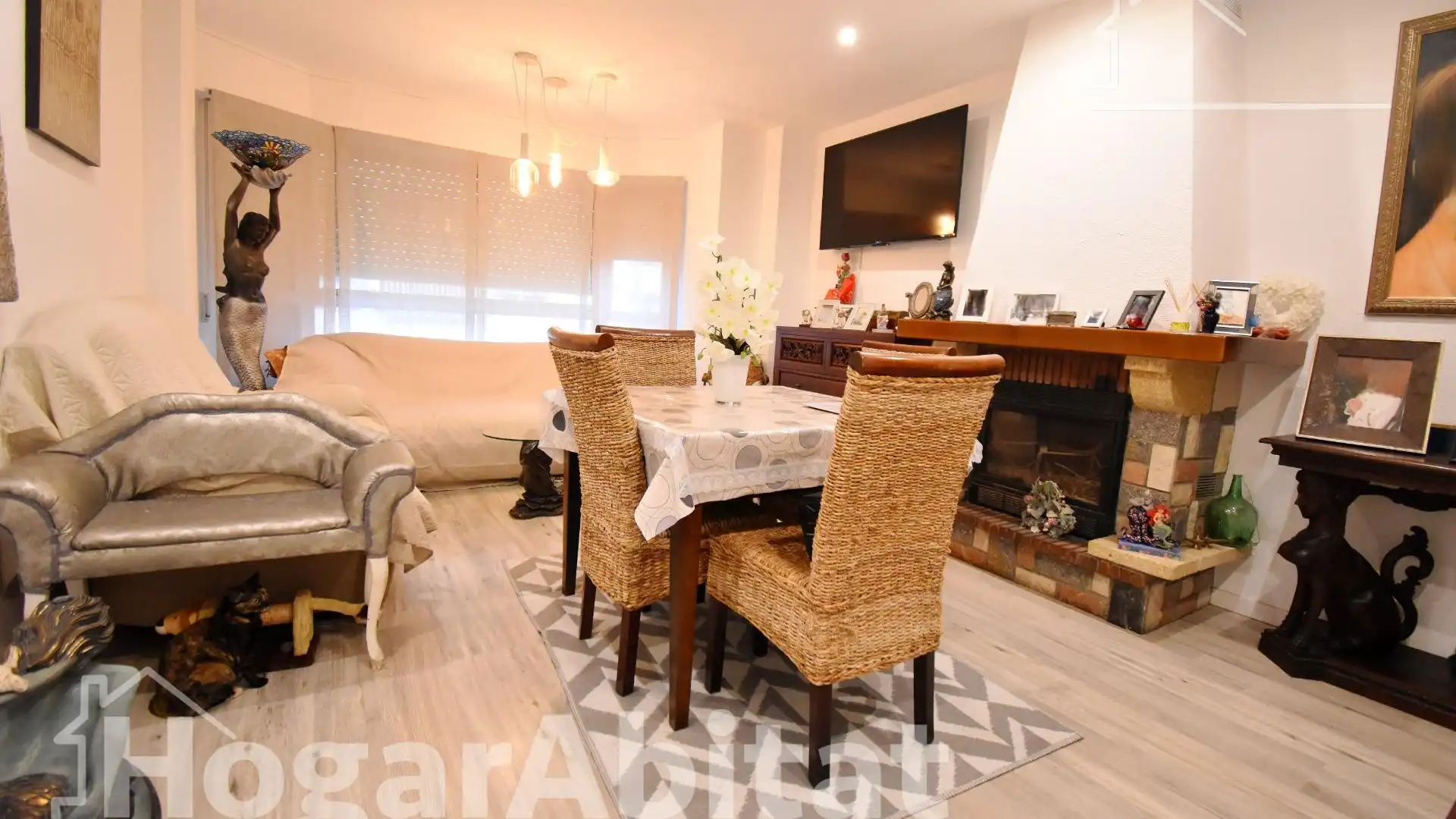 Sala d'estar de Pis en venda en Gandia amb Aire condicionat i Balcó