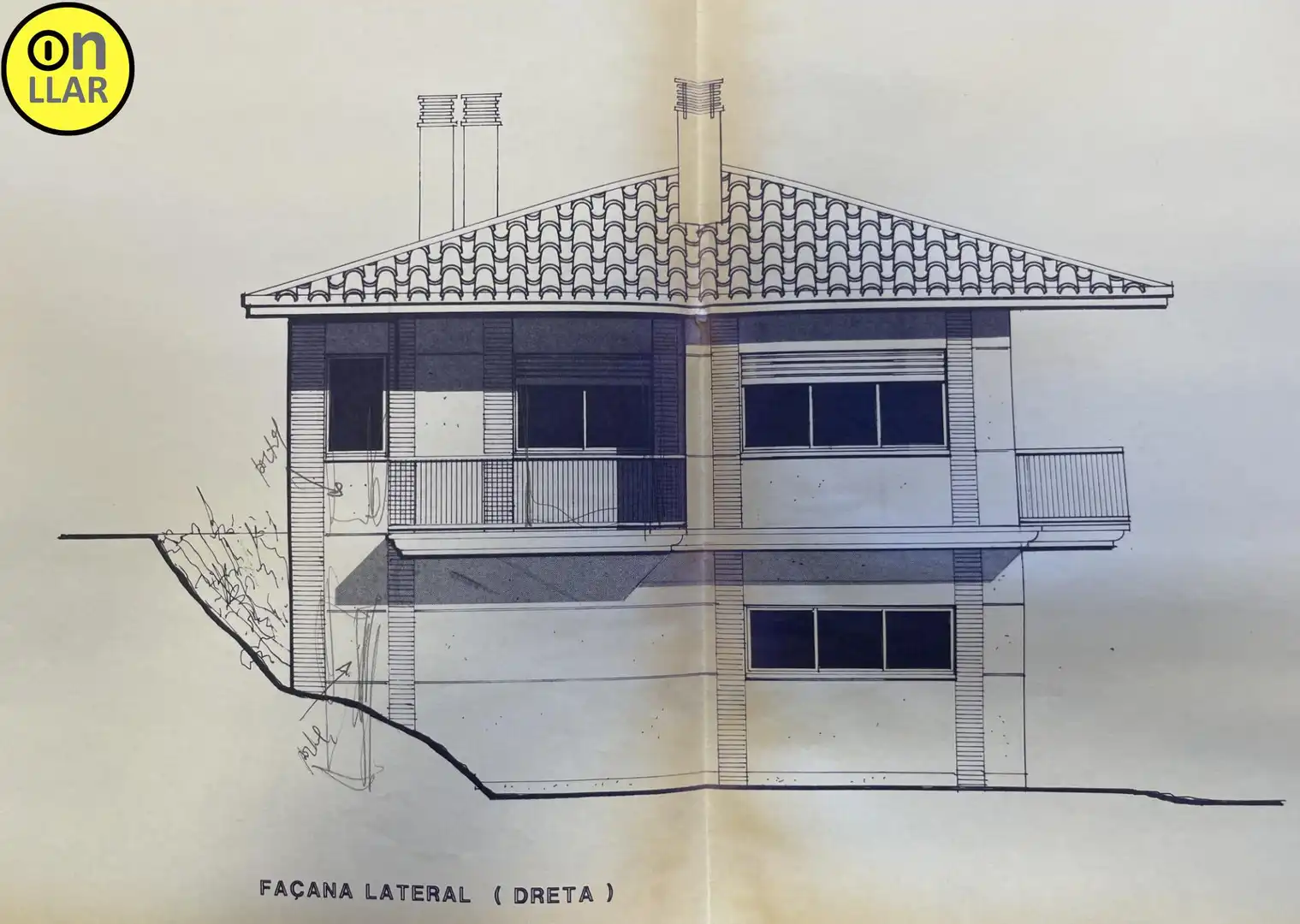 Vista exterior de Casa o xalet en venda en L'Ametlla del Vallès amb Jardí privat