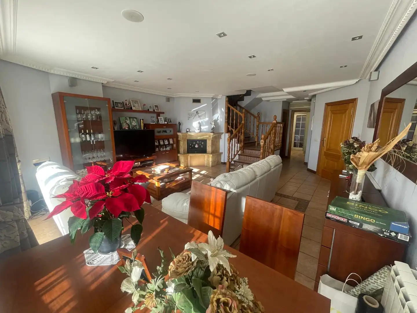 Sala de estar de Casa adosada en venta en Calahorra