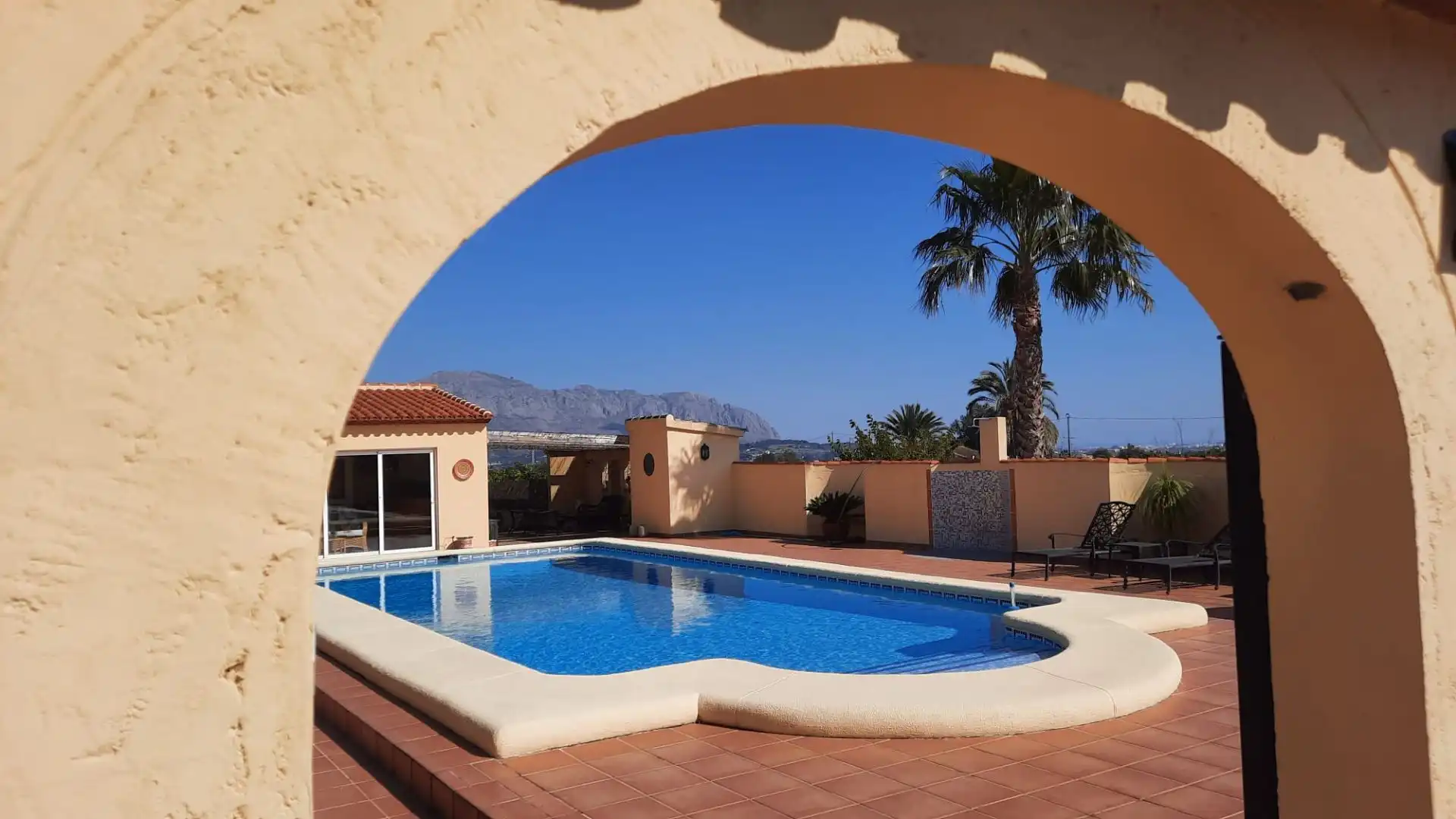 Piscina de Finca rústica en venda en Benidoleig amb Jardí privat, Terrassa i Piscina