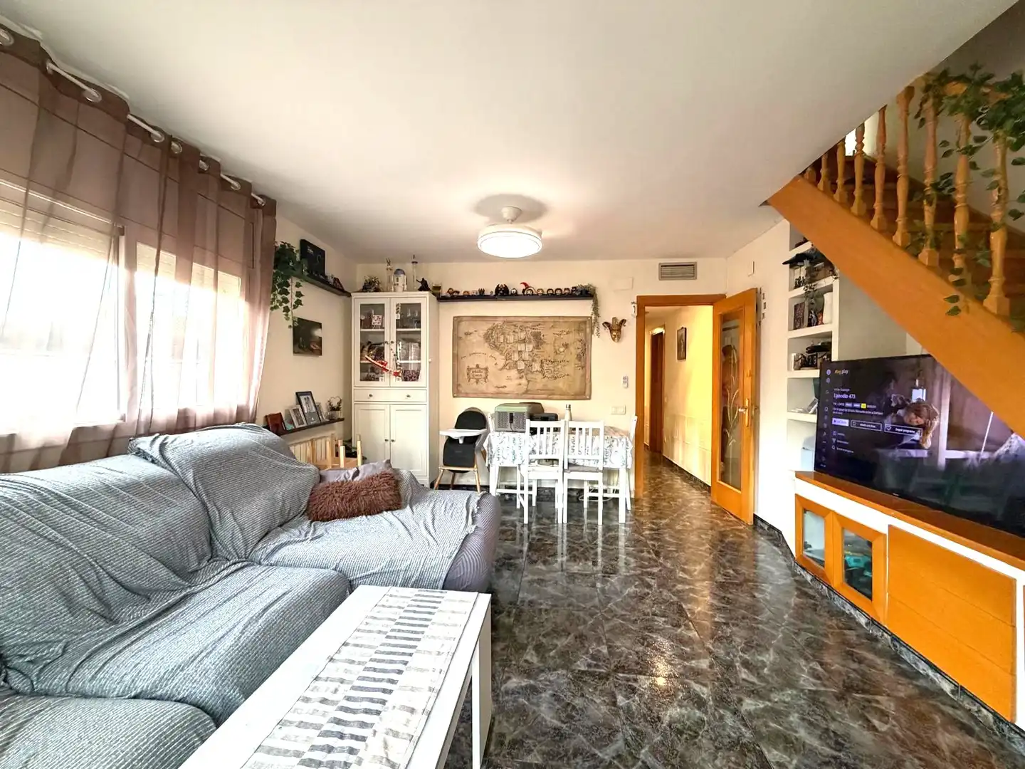 Sala d'estar de Pis en venda en Terrassa amb Aire condicionat, Calefacció i Terrassa