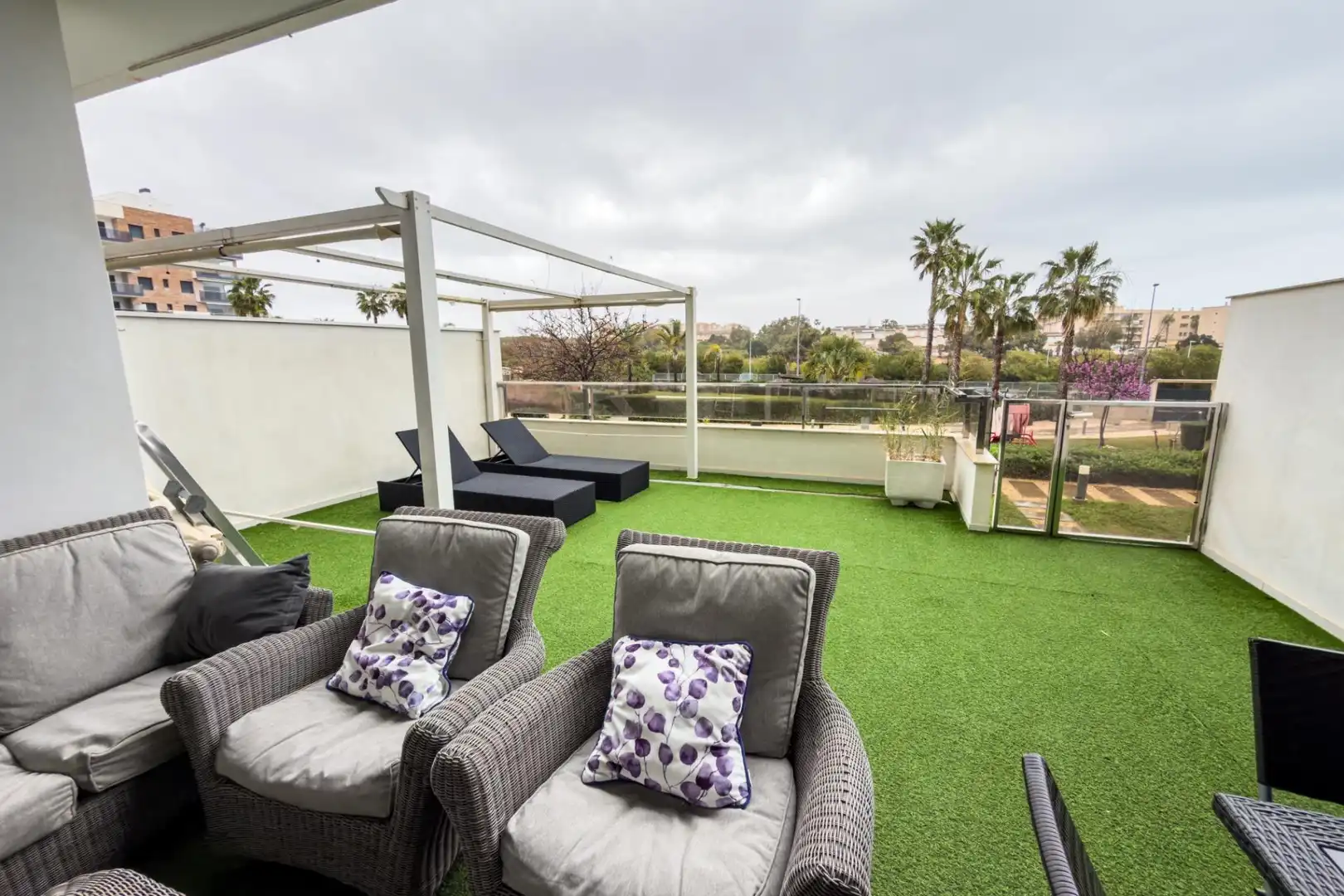 Terrace of Ground floor for sale in Pilar de la Horadada  with Air Conditioner, Heating and Private garden