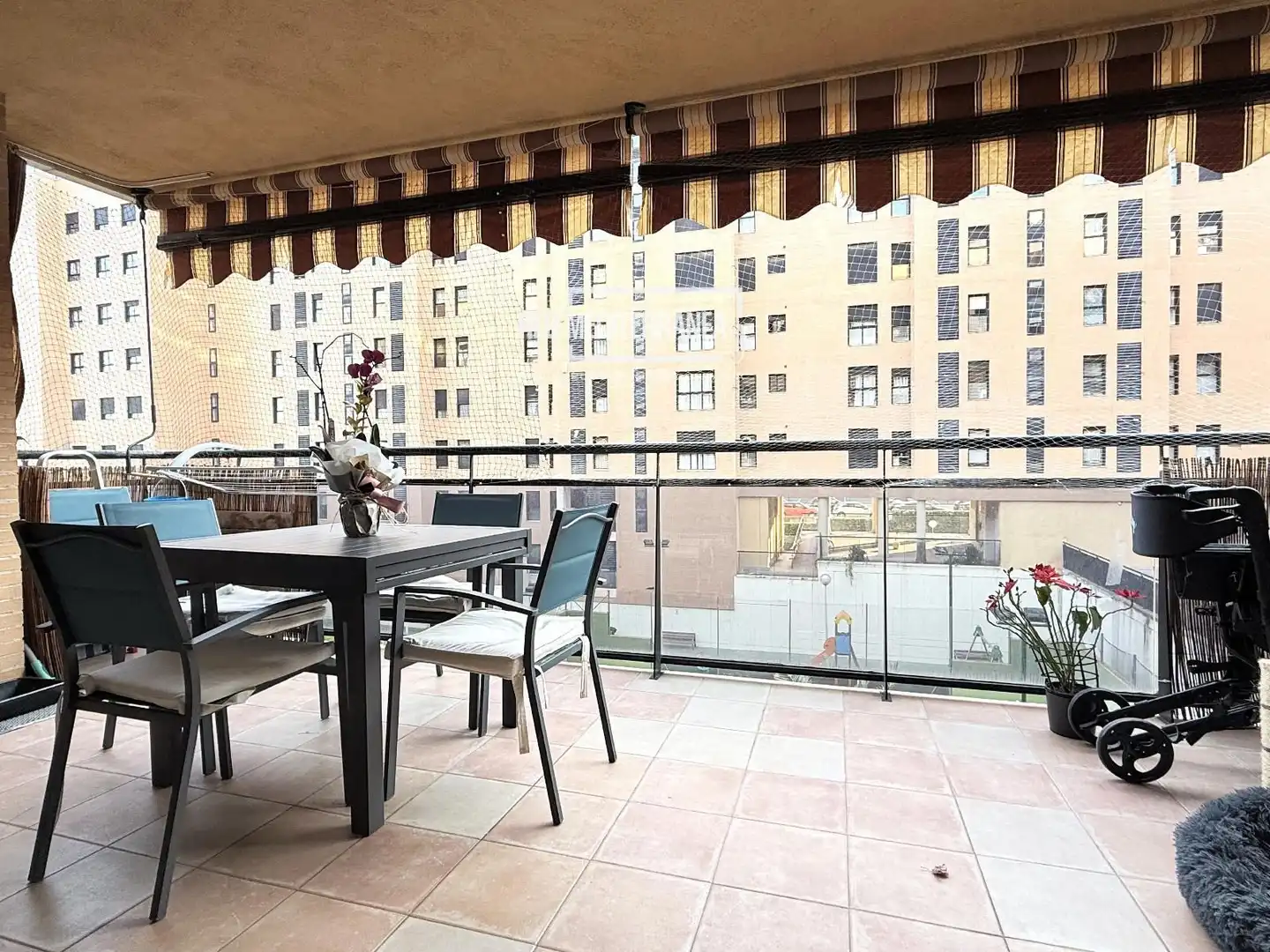 Terrace of Flat for sale in Gandia  with Air Conditioner, Heating and Parquet flooring