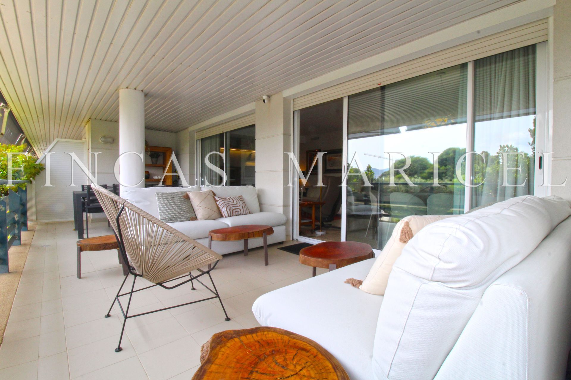 Terrace of Attic for sale in Sitges  with Air Conditioner, Heating and Private garden