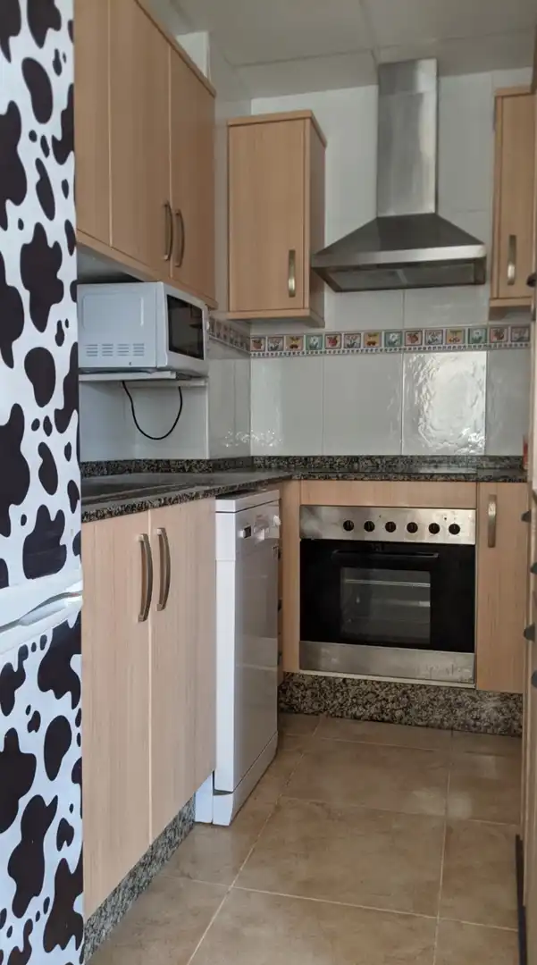 Cocina de Apartamento de alquiler en San Javier con Aire acondicionado, Calefacción y Amueblado