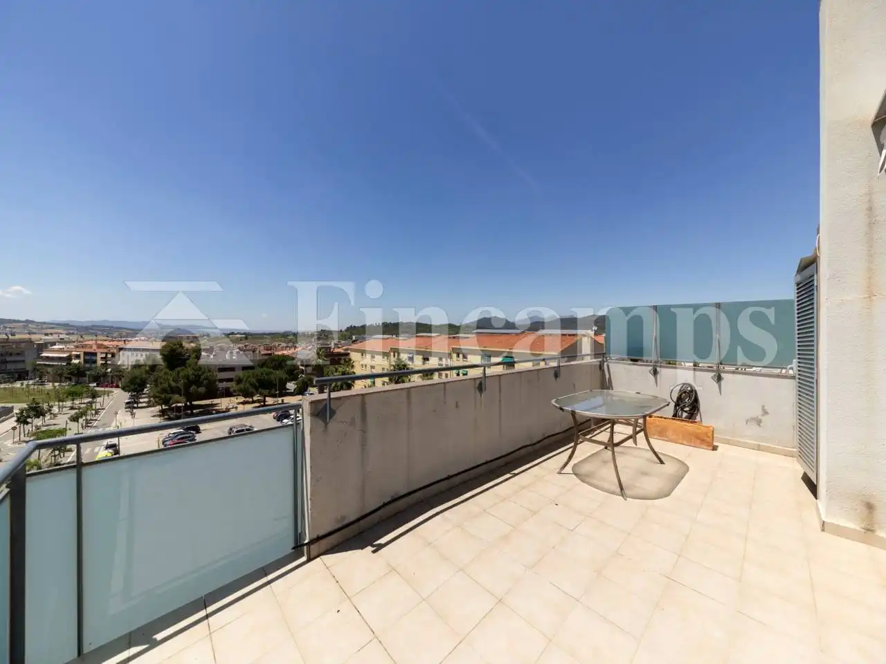 Terrasse von Dachboden zum Verkauf in Terrassa mit Klimaanlage, Heizung und Parkett