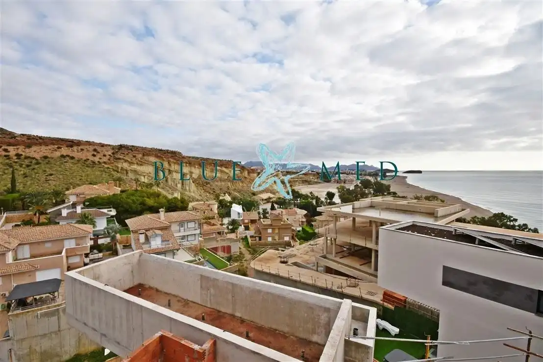Vista exterior de Casa o chalet en venta en Mazarrón con Jardín privado, Terraza y Piscina