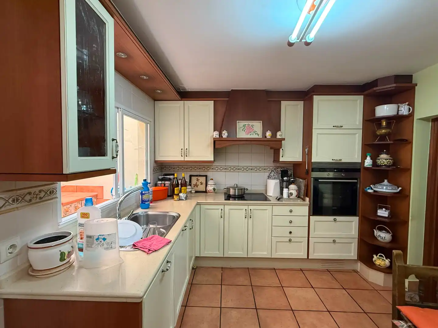 Cocina de Casa adosada en venta en Fene con Calefacción, Parquet y Amueblado
