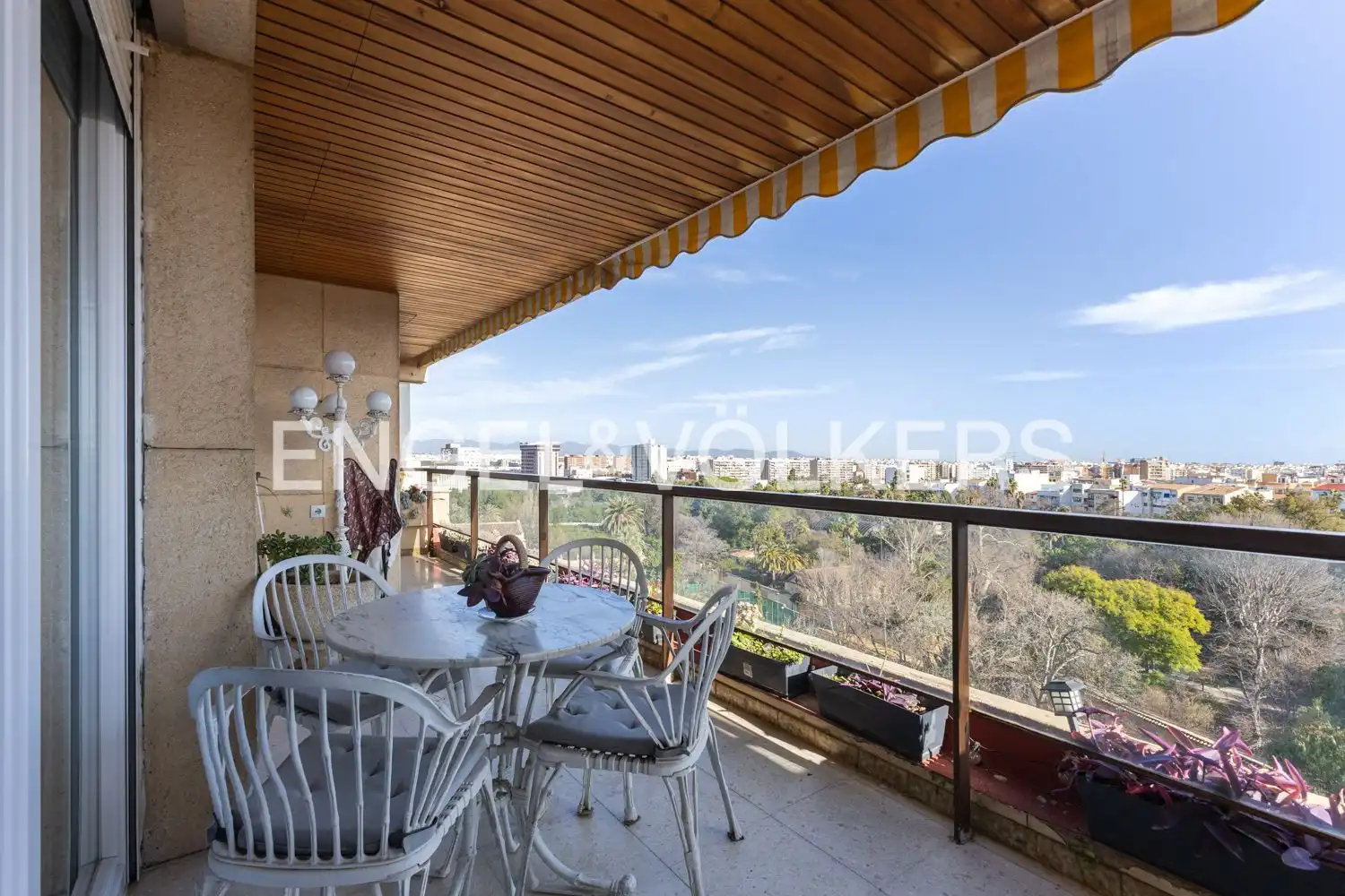 Terrace of Flat for rent in Valencia  with Air Conditioner, Heating and Parquet flooring