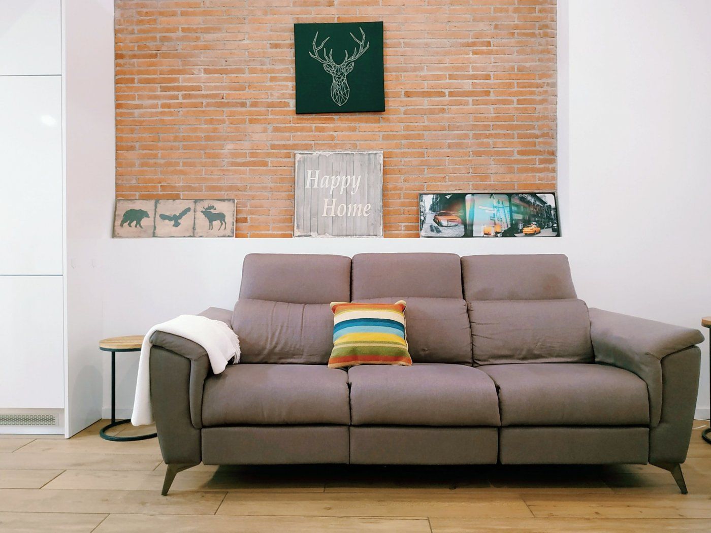 Living room of Planta baja to rent in  Barcelona Capital  with Air Conditioner, Heating and Parquet flooring