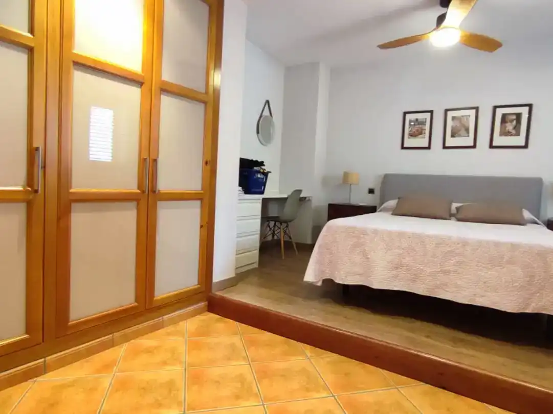 Schlafzimmer von Wohnung zum Verkauf in Tavernes de la Valldigna mit Klimaanlage und Balkon