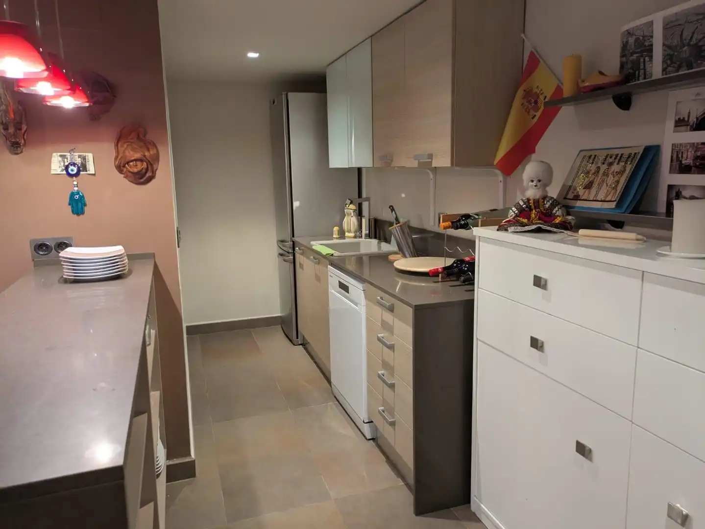 Cuina de Casa o xalet en venda en Alzira amb Aire condicionat, Jardí privat i Parquet