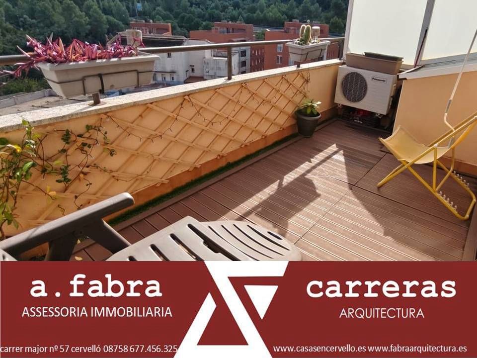 Terrace of Attic for sale in Cervelló  with Air Conditioner, Heating and Furnished