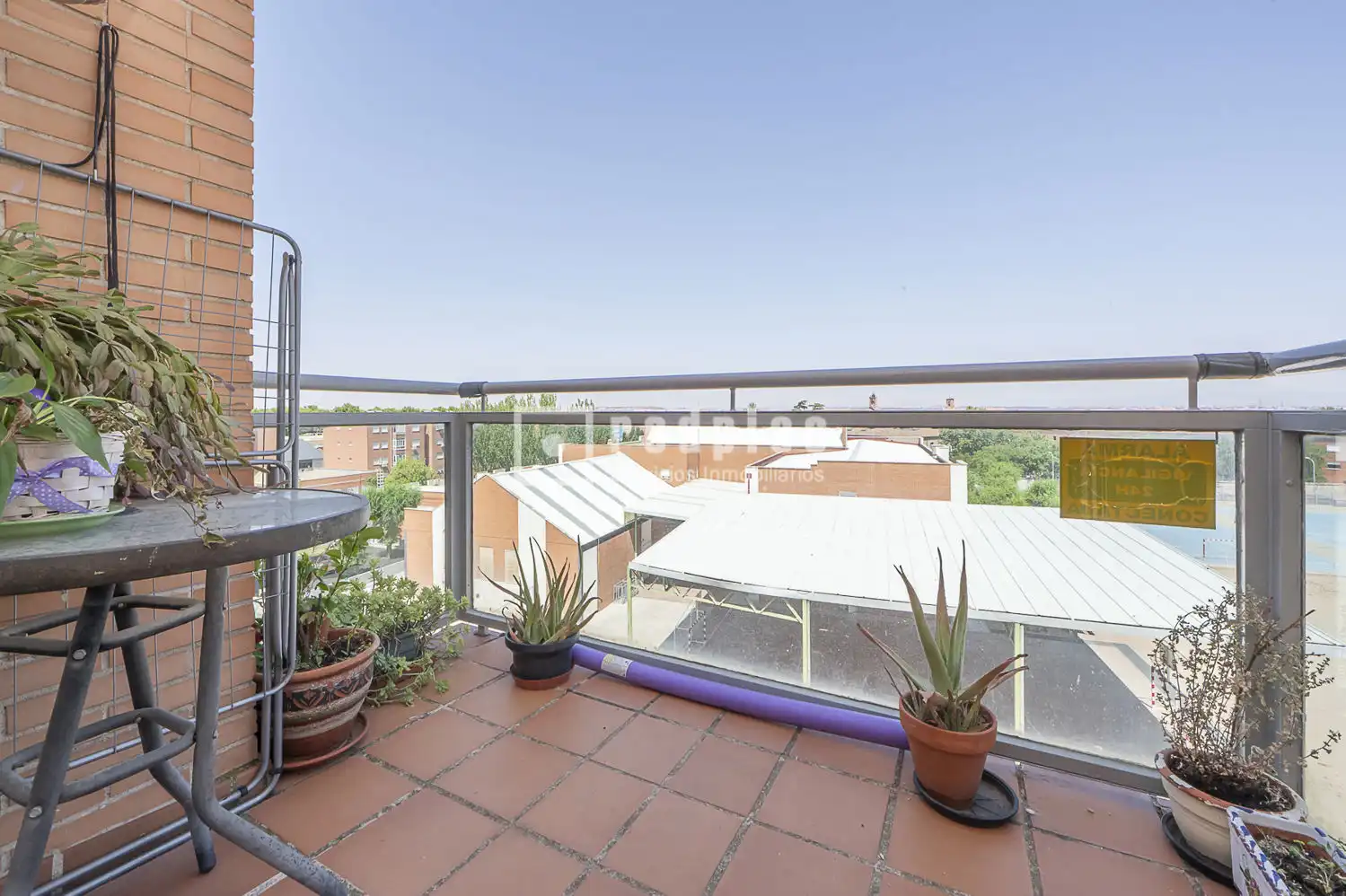 Balcony of Flat for sale in Pinto  with Air Conditioner, Heating and Terrace