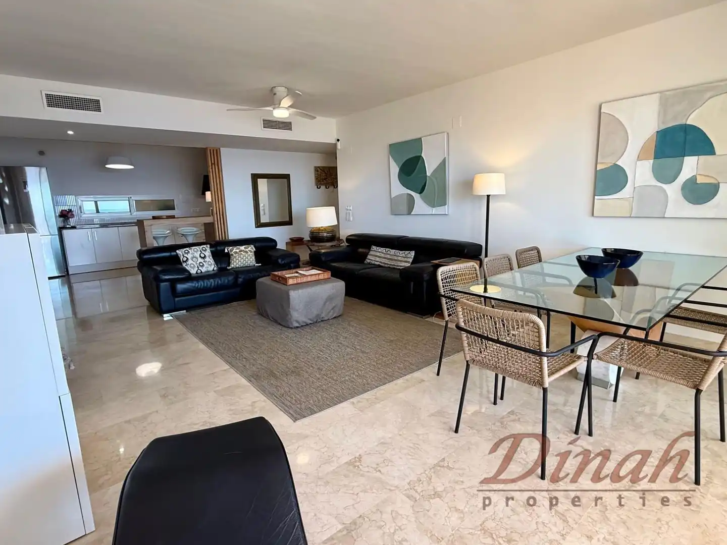Sala de estar de Apartamento de alquiler en Altea con Aire acondicionado, Calefacción y Terraza