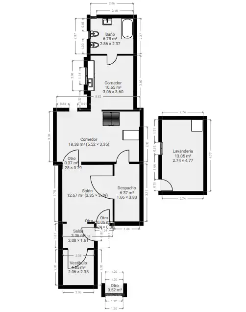 Casa adosada en venta en Campillos