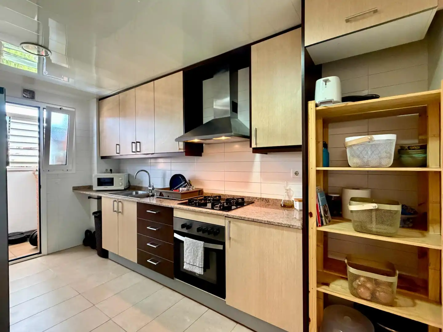 Kitchen of Flat for sale in Canovelles  with Heating, Balcony and Community pool