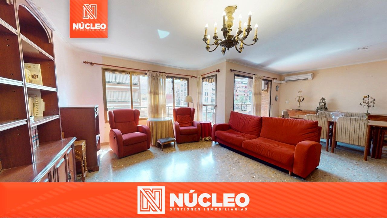 Living room of Flat for sale in Sant Joan d'Alacant  with Air Conditioner, Heating and Furnished