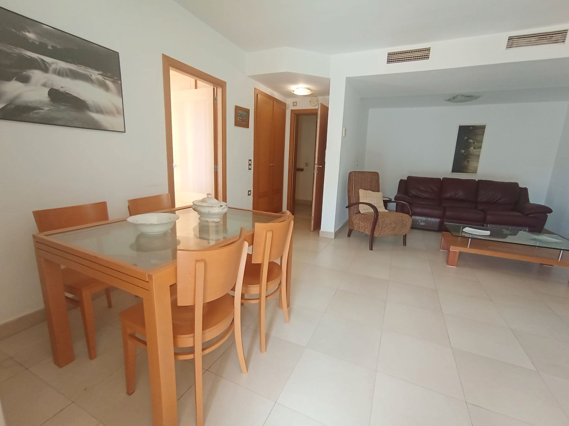 Dining room of Flat for sale in Benalmádena  with Air Conditioner, Terrace and Storage room