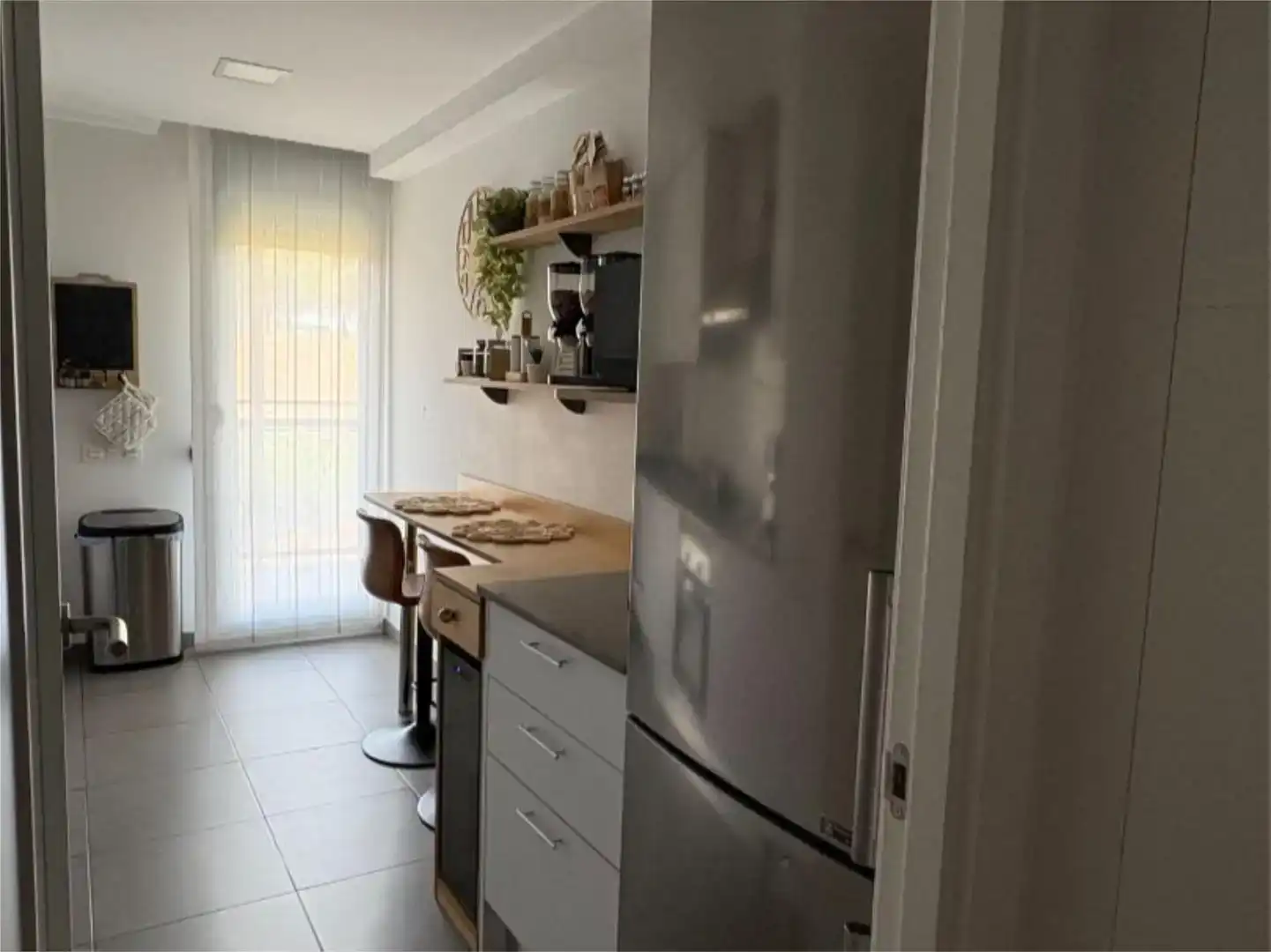 Kitchen of Flat for sale in Sabadell  with Air Conditioner and Swimming Pool