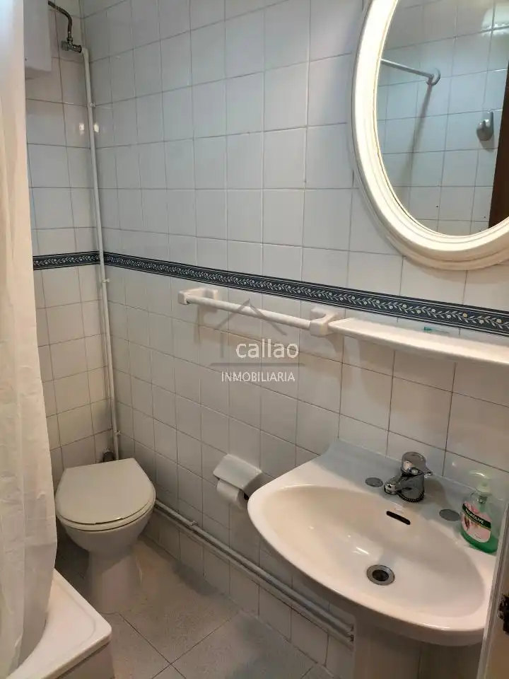 Baño de Piso de alquiler en Ferrol con Calefacción, Parquet y Amueblado