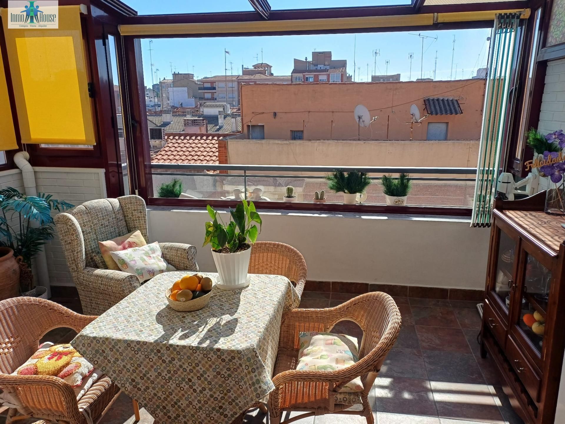 Exterior view of Attic for sale in  Albacete Capital  with Air Conditioner, Heating and Terrace