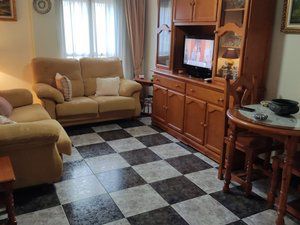 Living room of Flat to rent in Ronda  with Furnished