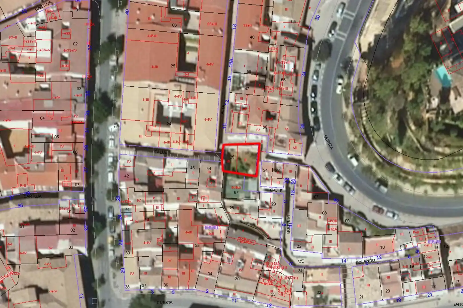 Vista exterior de Residencial en venda en Granada