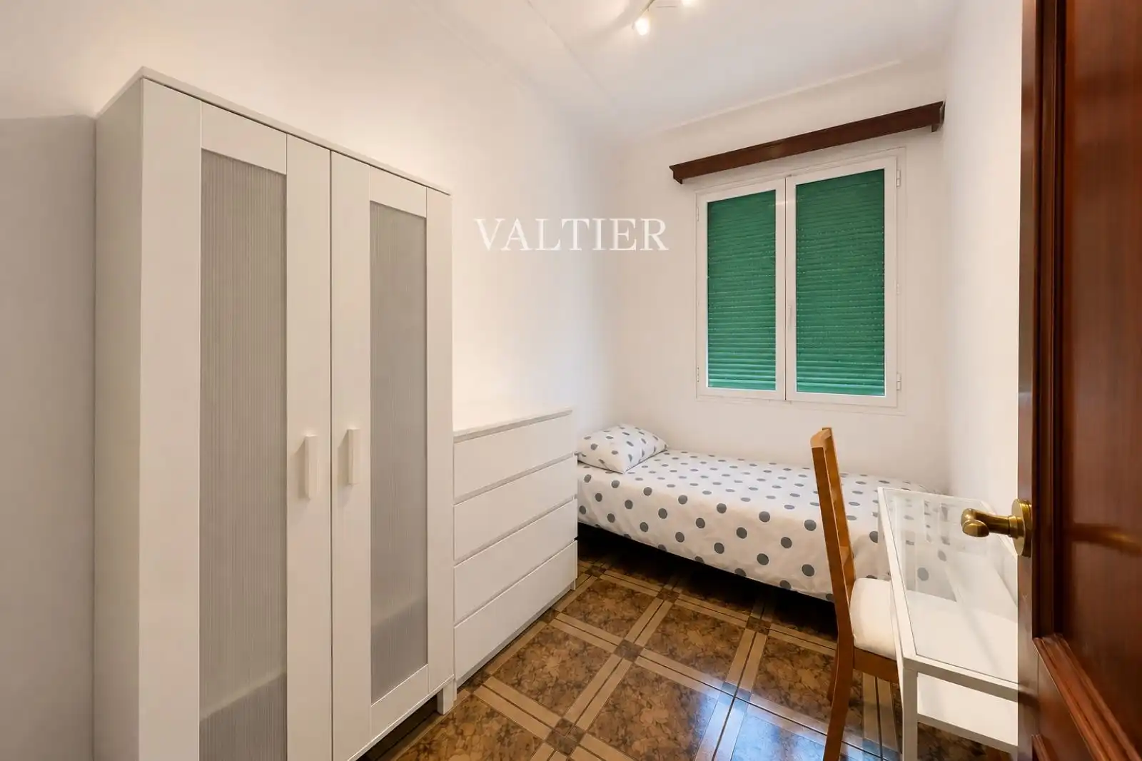 Schlafzimmer von Wohnung zur Miete in Madrid mit Klimaanlage und Möbliert