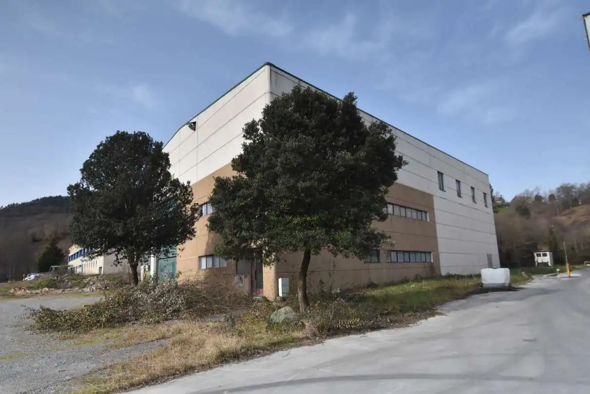 Außenansicht von Fabrikhallen zum Verkauf in Etxebarria 