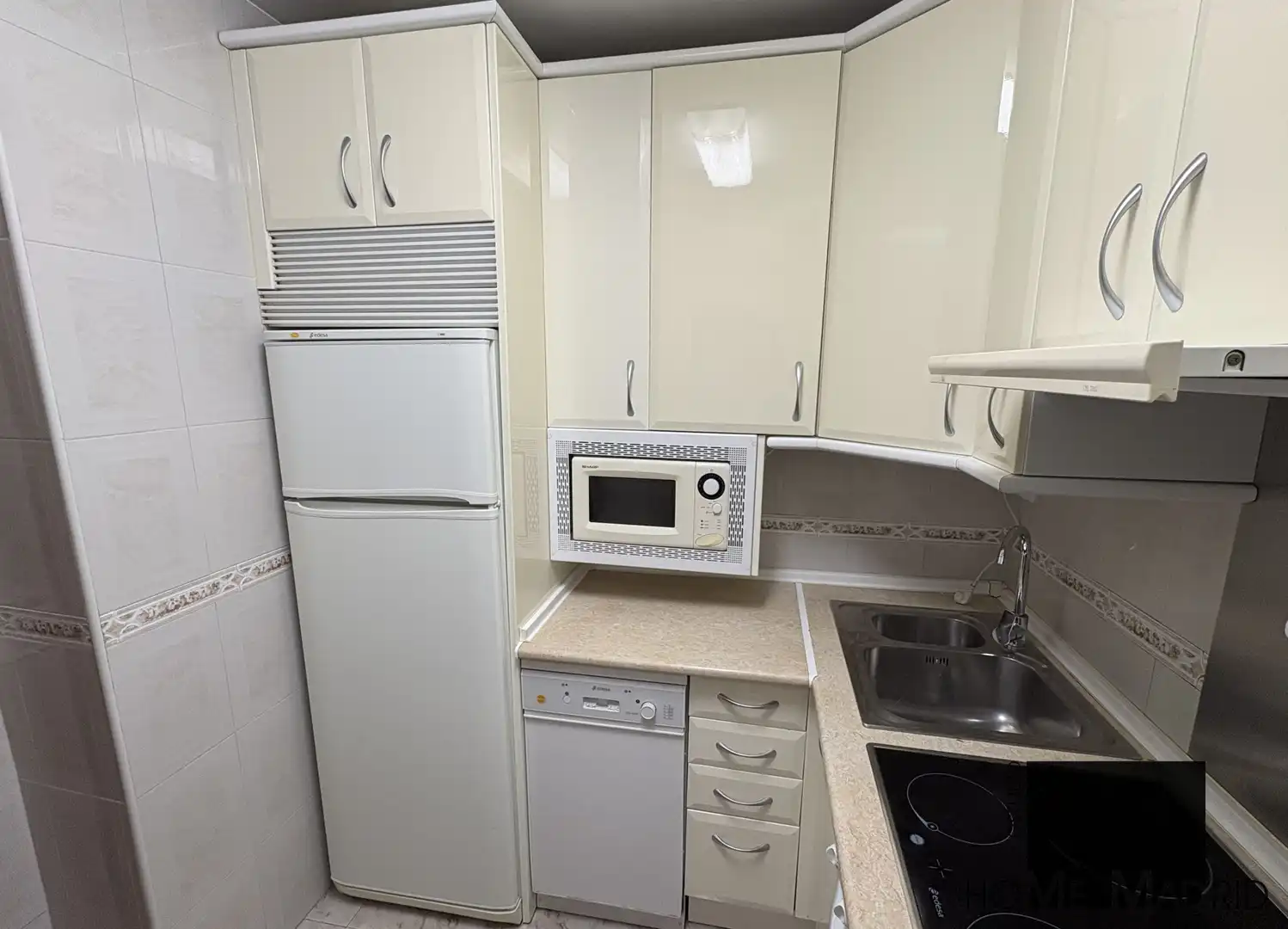 Küche von Wohnung zur Miete in Madrid mit Klimaanlage und Heizung