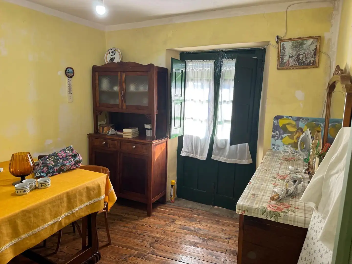 Cocina de Finca rústica en venta en Palacios de Sanabria con Jardín privado, Amueblado y Balcón