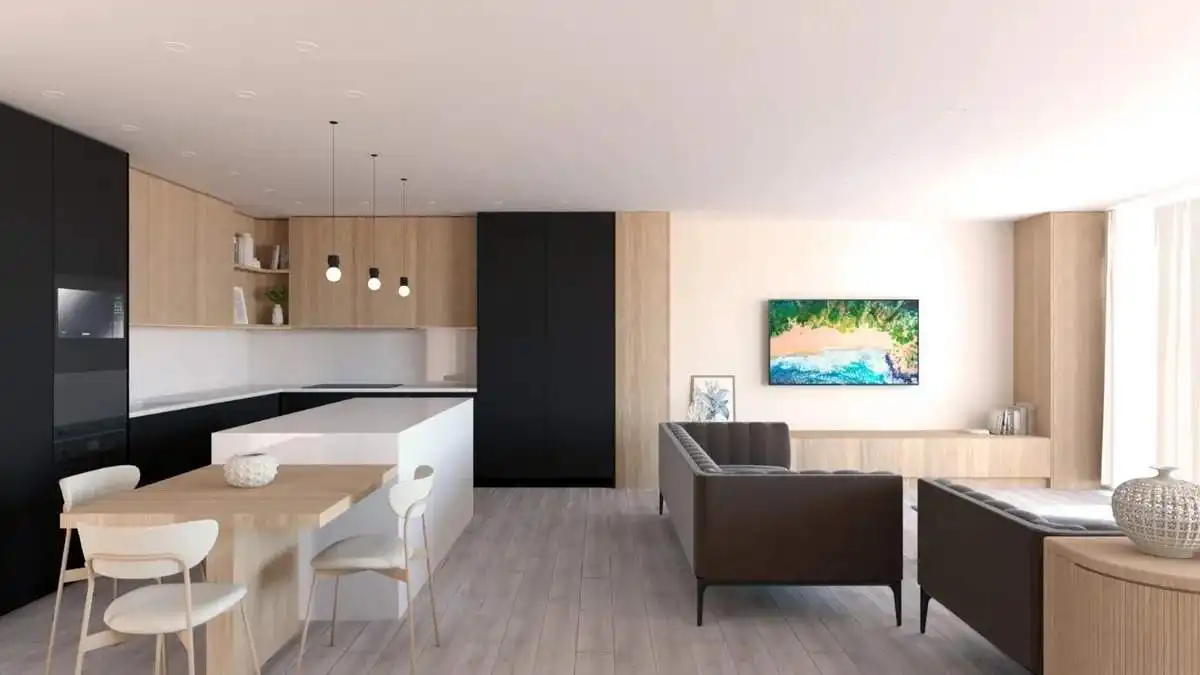 Wohnzimmer von Wohnung zum Verkauf in Gandia mit Klimaanlage