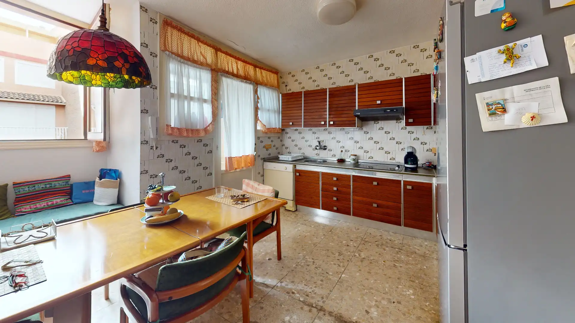 Cocina de Casa o chalet en venta en Alicante / Alacant con Aire acondicionado, Jardín privado y Terraza