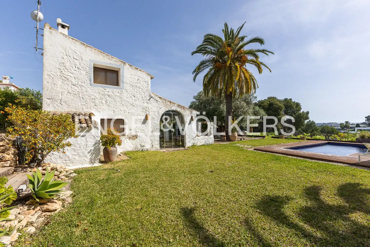 Vista exterior de Casa o chalet de alquiler en Jávea / Xàbia con Aire acondicionado, Calefacción y Terraza