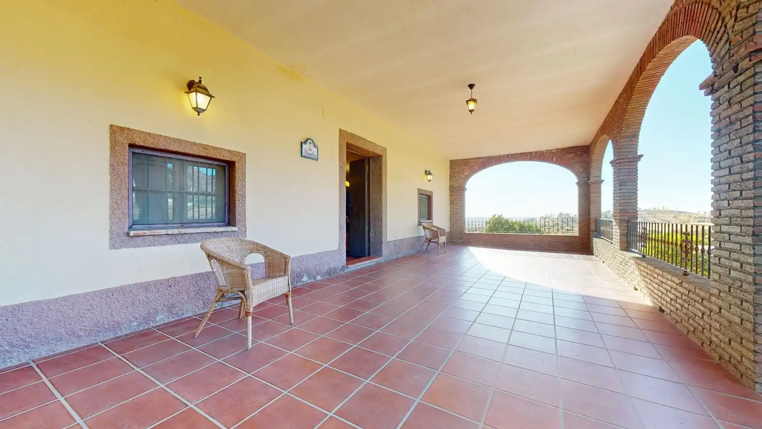Terrasse von Country house zum Verkauf in Hornachos