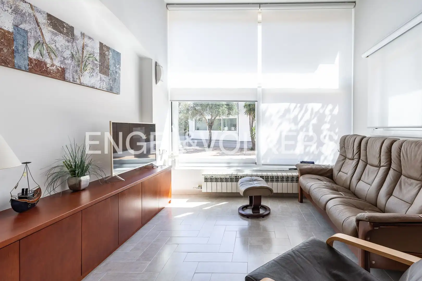 Sala d'estar de Casa o xalet en venda en Argentona amb Calefacció, Jardí privat i Terrassa