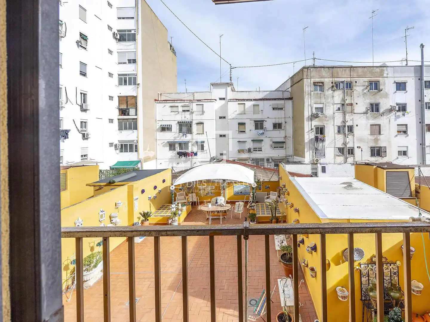 Terrasse von Wohnung zum Verkauf in Valencia mit Klimaanlage, Möbliert und Balkon