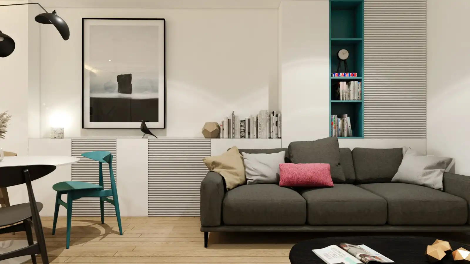 Sala de estar de Apartamento en venta en Ourense Capital  con Calefacción y Parquet