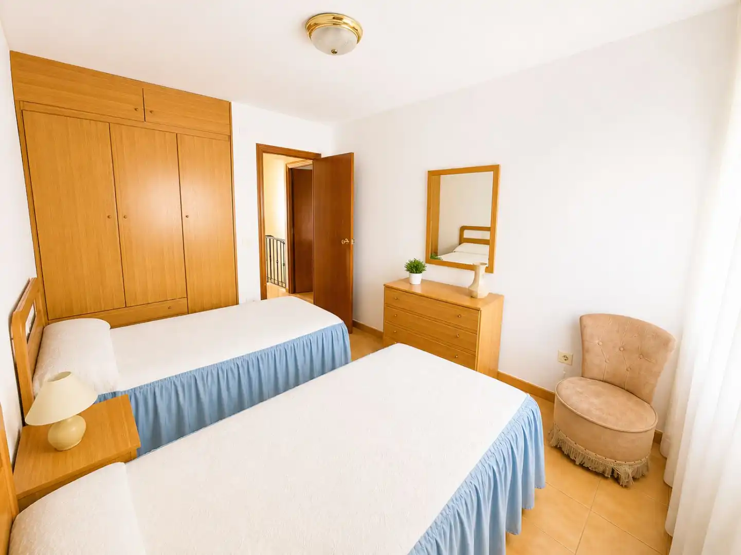 Bedroom of Houses for sale in Enguera  with Air Conditioner, Terrace and Furnished