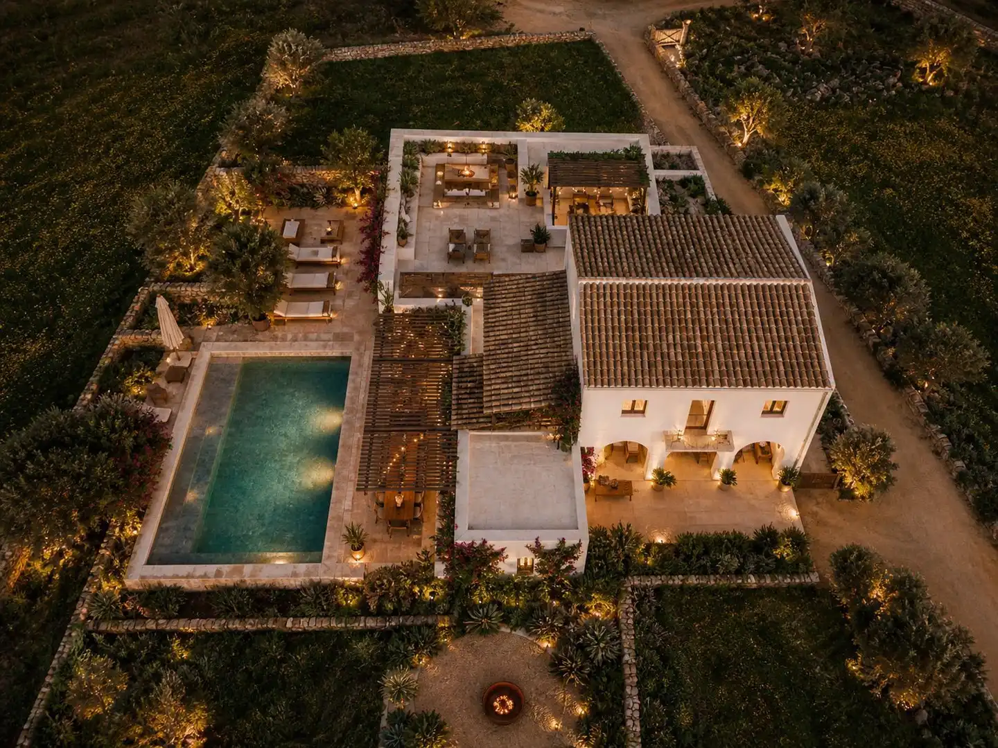 Vista exterior de Finca rústica en venda en Santa Eulària des Riu