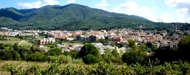 Vista exterior de Dúplex en venda en La Garriga amb Calefacció, Parquet i Terrassa