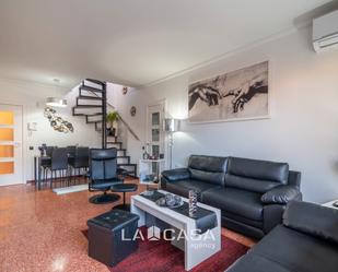 Living room of Attic for sale in  Barcelona Capital  with Heating, Terrace and Storage room