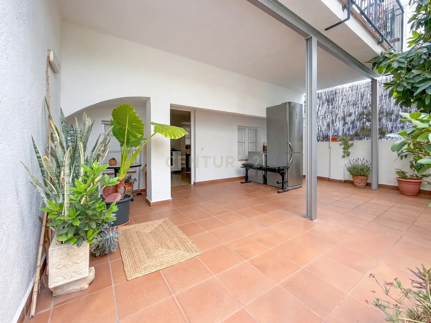 Terrassa de Casa adosada en venda en Badalona amb Aire condicionat, Jardí privat i Traster