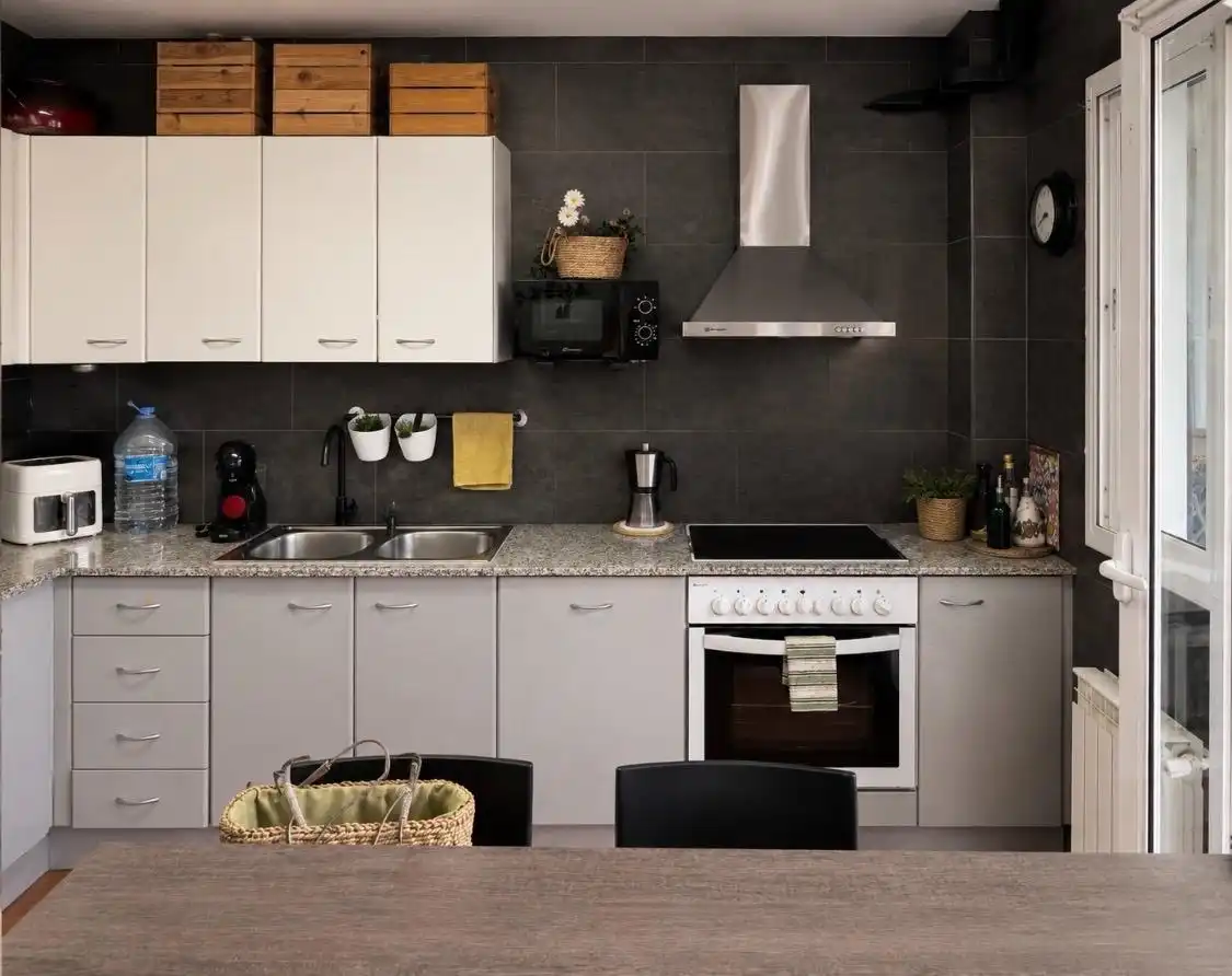 Kitchen of Flat for sale in Martorell  with Air Conditioner, Heating and Terrace