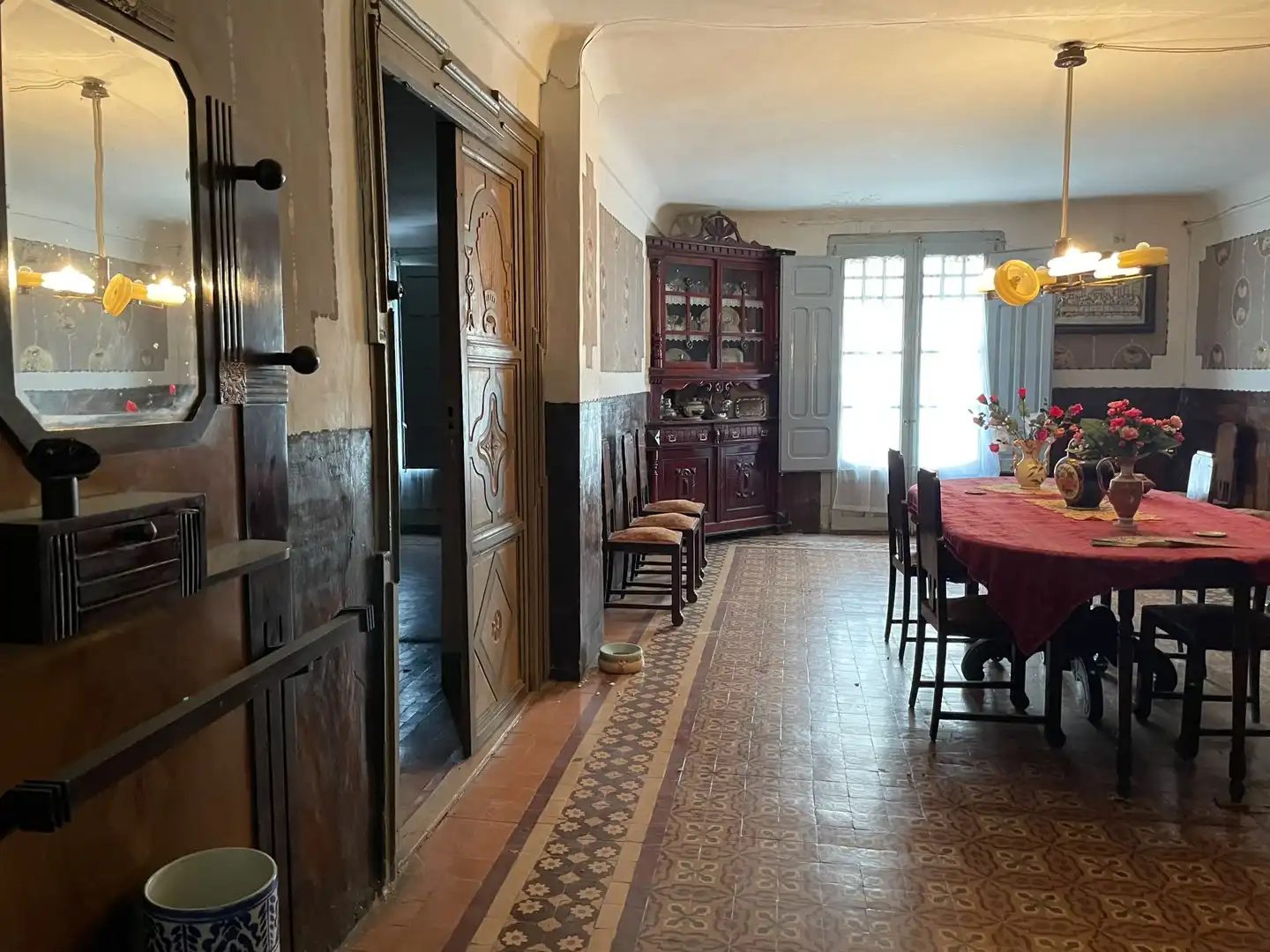 Menjador de Casa o xalet en venda en Erla amb Terrassa i Traster