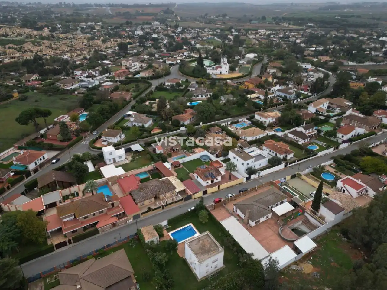 Vista exterior de Casa o chalet en venta en Mairena del Alcor con Aire acondicionado, Calefacción y Jardín privado