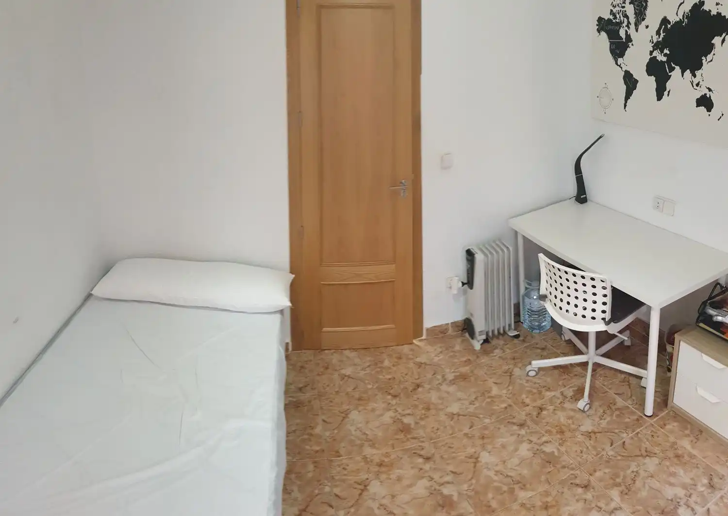 Bedroom of Flat for rent in Murcia  with Air Conditioner, Heating and Private garden